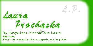 laura prochaska business card